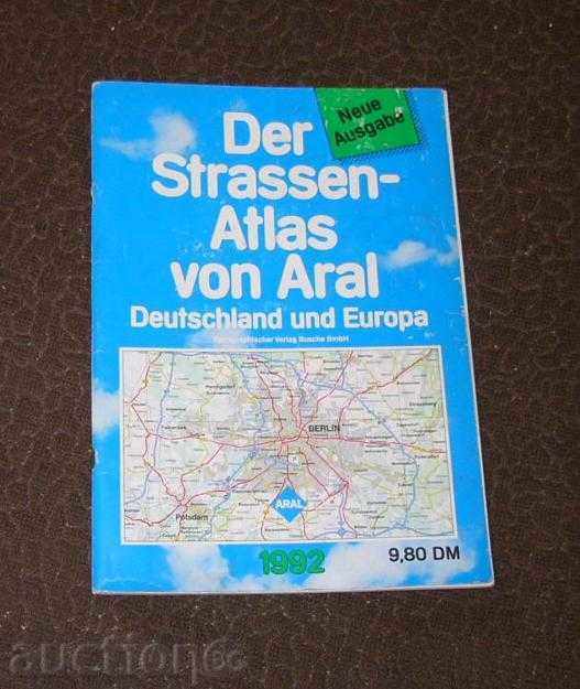 Атлас "Автомобилни пътища" Германия и Европа