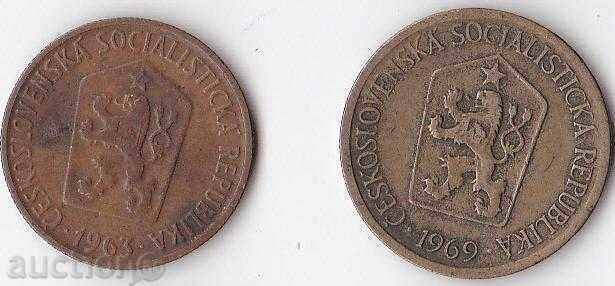 Τσεχοσλοβακία, Lot 2 νομίσματα με τιμή 0.70 BGN | € 0.36 Τσεχοσλοβακία, Lot 2 νομίσματα με τιμή 0.70 BGN | € 0.36