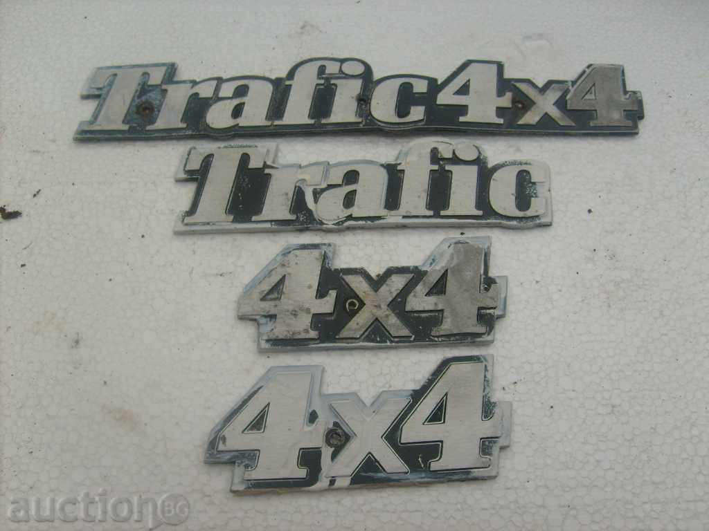 Renault Trafic 4x4 емблеми-лот