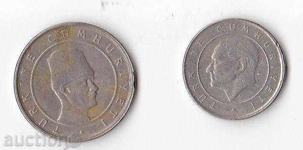 Turkey Lot of 2 Coins with price 0.60 BGN | € 0.31 Turkey Lot of 2 Coins with price 0.60 BGN | € 0.31