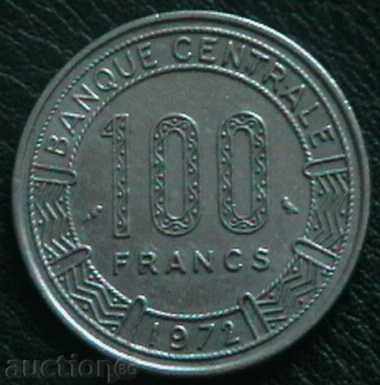 100 francs 1972, Cameroon