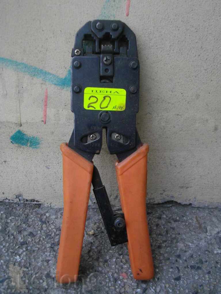 Pliers special with orange handles