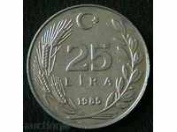 25 liras 1985, Turcia