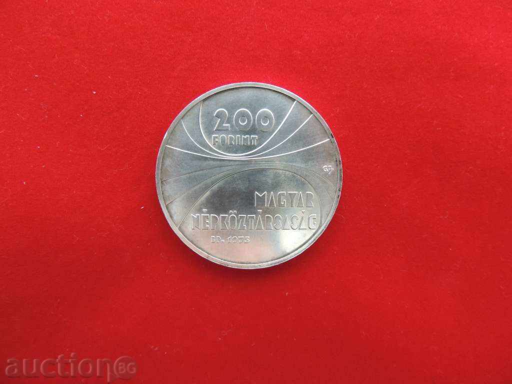 200 φιορίνια 1975 ασήμι Ουγγαρίας MINT