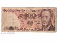 Poland 100 zloty 1976 year