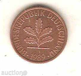 ГФР 1 пфениг 1989 F with price 0.30 BGN | € 0.15 ГФР 1 пфениг 1989 F with price 0.30 BGN | € 0.15