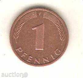 FGR 1 cent 1989 F