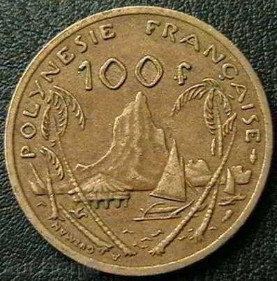 100 φράγκα το 1982 Γαλλική Πολυνησία