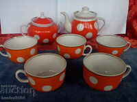 Service from 9 tea pieces, coffee USSR. ART.Vintage