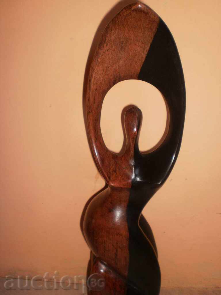 sculptura Mama Africa-lemn de abanos-1