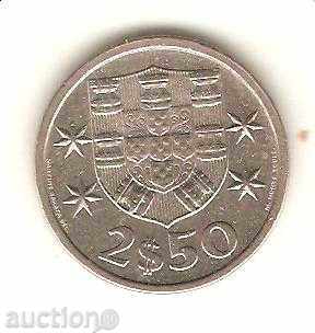 Portugalia + 2.50 escudos 1985