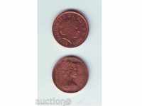 Νομίσματα της Μεγάλης Βρετανίας 1 πένα (2 τεμ)