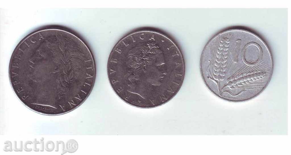 Coins of Italy (3 pcs) with price 2.50 BGN | € 1.28 Coins of Italy (3 pcs) with price 2.50 BGN | € 1.28