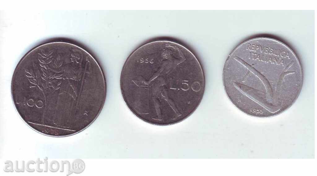 Coins of Italy (3 pcs)