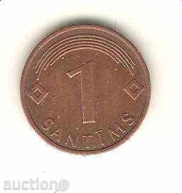 + Latvia 1 centimeter 2003