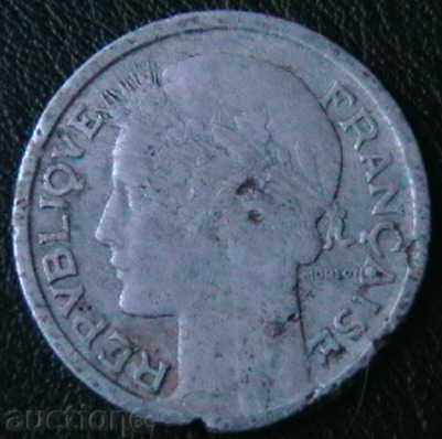 1 franc 1948, France with price 0.50 BGN | € 0.26