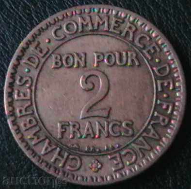 2 franci 1921, Franța
