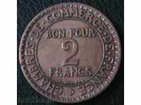 2 φράγκα το 1921, η Γαλλία