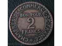 2 φράγκα το 1922, η Γαλλία