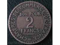 2 φράγκα το 1923, η Γαλλία