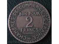 2 francs 1923, France