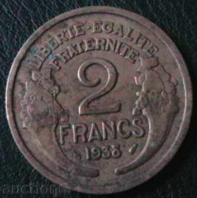 2 franci 1938, Franța