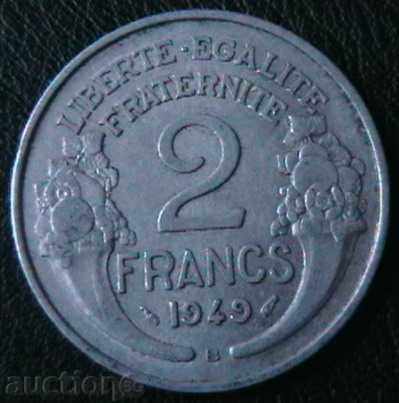 2 φράγκα Το 1949, η Γαλλία
