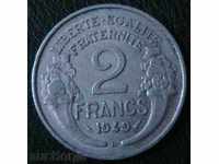 2 franci în 1949, Franța