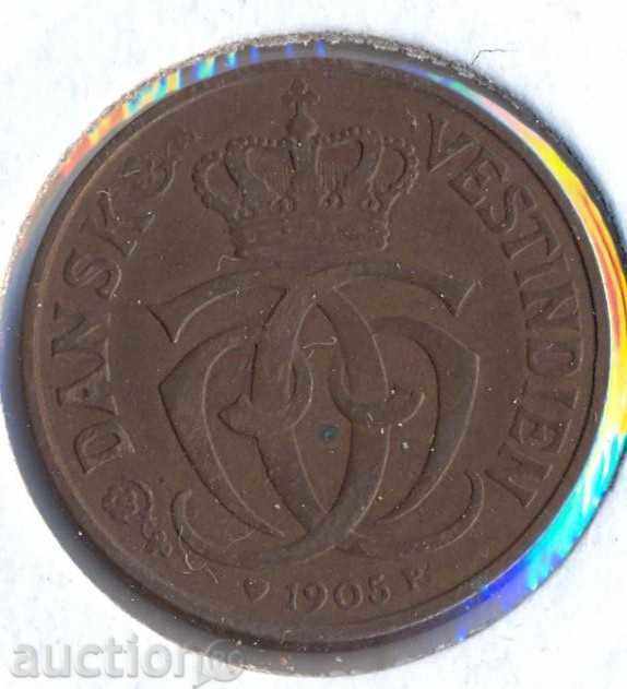 Danish Western India 1 cent 1905 year with price 58.00 BGN | € 29.65 Danish Western India 1 cent 1905 year with price 58.00 BGN | € 29.65