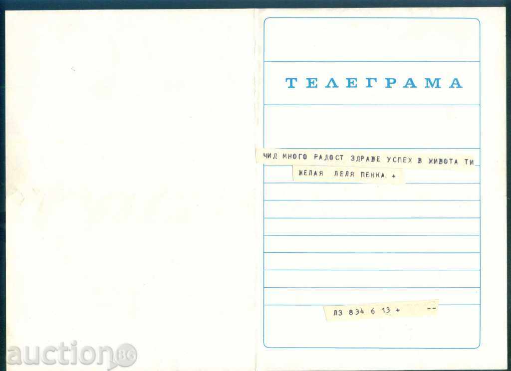 Auction Illustrated Telegram - LH 818 - 29 x 21 cm / G 74 Auction Illustrated Telegram - LH 818 - 29 x 21 cm / G 74