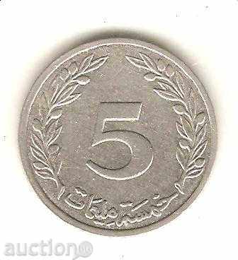 Τυνησία + 5 milima 1996