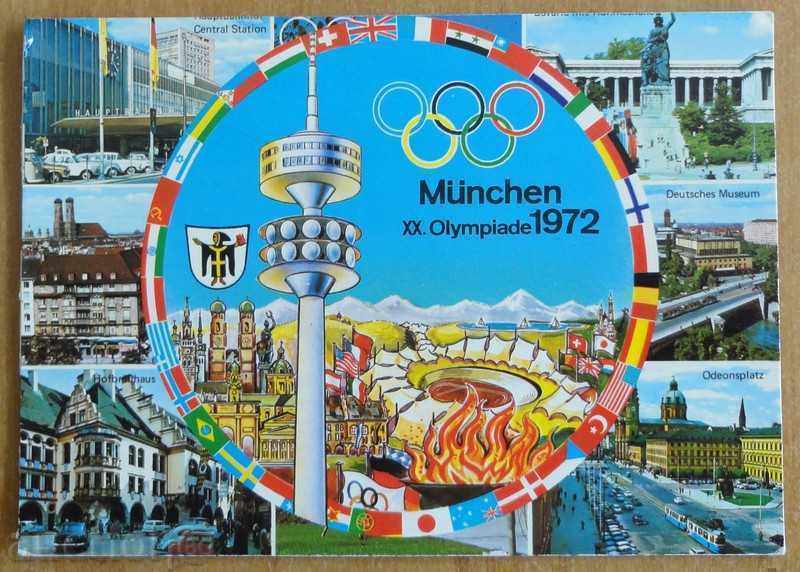 Card - XX Olympics in Munich 1972 Card - XX Olympics in Munich 1972