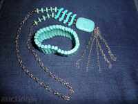 Colier si bratara cu turcoaz - nou