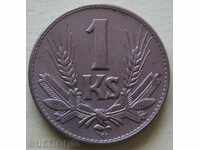 SLOVACIA 1 Krone 1942