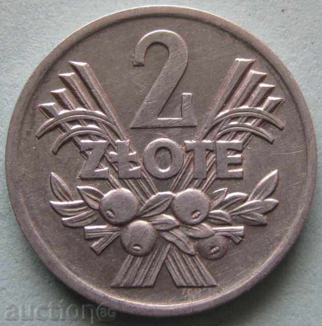 POLAND 2 zloty 1974