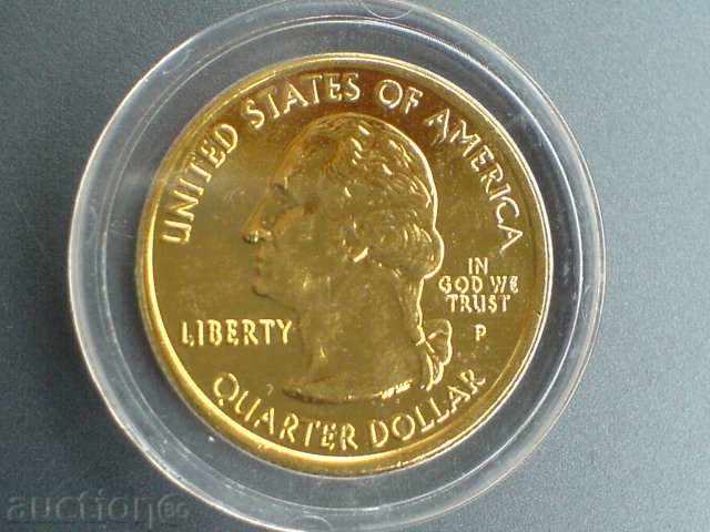 Jubilee USA 1/4 dollar / gilt /! with price 16.00 BGN | € 8.18