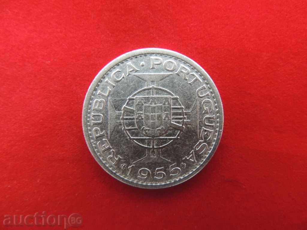 2000 Dollars/20 Escudos 1955 Mozambique Silver with price 23.90 BGN | € 12.22 2000 Dollars/20 Escudos 1955 Mozambique Silver with price 23.90 BGN | € 12.22