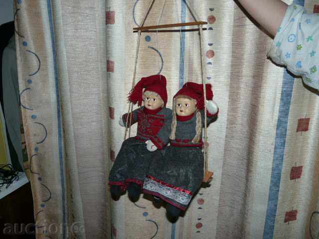 dolls on swing with price 29.00 BGN | € 14.83