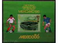 1986 "το Μεξικό '86" μπλοκ.