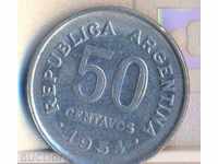 Аржентина 50 сентавос 1954 година