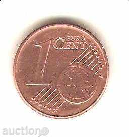 Германия  1  евроцент  2007 г. G