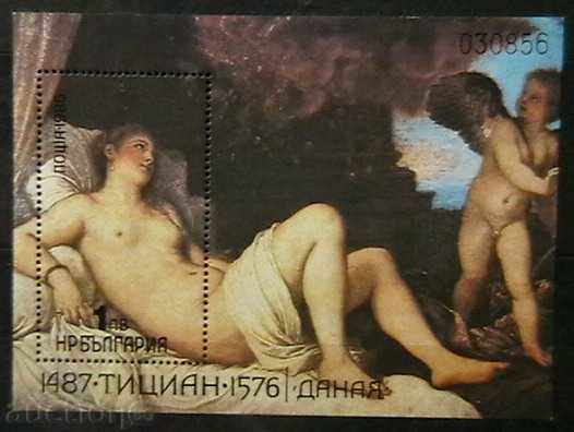 500 years since the birth of Titian 1487-1576, block. with price 4.50 BGN | € 2.30 500 years since the birth of Titian 1487-1576, block. with price 4.50 BGN | € 2.30