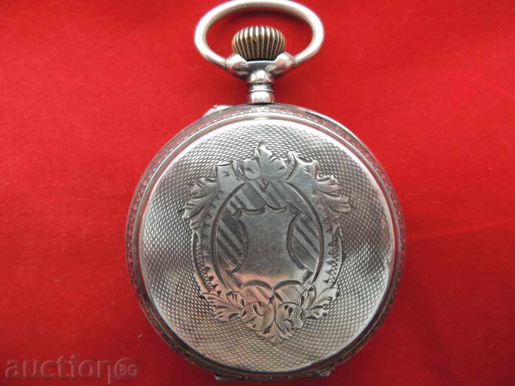 Auction French silver pocket watch - late 19th century Auction French silver pocket watch - late 19th century