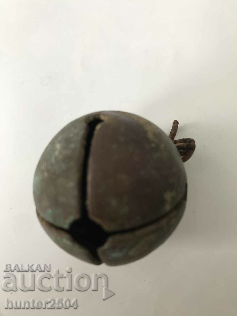 Χάλκινο, βαμβακερό, κουδούνι από εξάρτημα αλόγου Χάλκινο, βαμβακερό, κουδούνι από εξάρτημα αλόγου