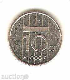 + 10 cenți Olanda 2000