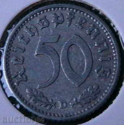 50 πφένιχ 1940 D, η Γερμανία (Τρίτο Ράιχ)