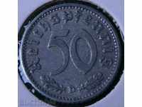 50 pfennig 1940 D, Germania (al treilea Reich)