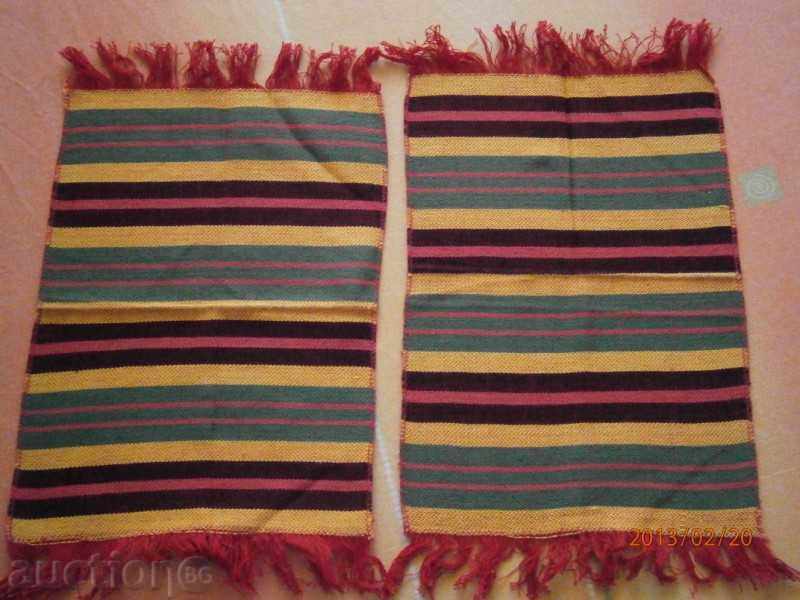 Lot 2 pieces of carpets - handmade with price 14.50 BGN | € 7.41