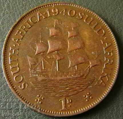 1 penny 1940, South Africa