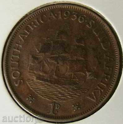 1 penny 1936 South Africa